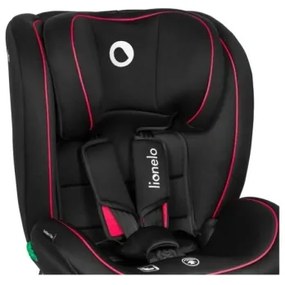 Lionelo - Seggiolino auto BASTIAAN i-Dimensioni 40-150 cm nero/rosso