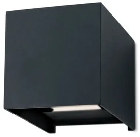 Orion AL 11-1192 - Lampada da parete esterna LED CUBE 2x3W 230V IP54 antr.