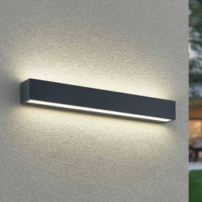 Arcchio Lucande Applique a LED Lengo, 50 cm, antracite, su/giù, CCT
