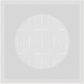 Tovaglia jacquard Le Cercle Blanc