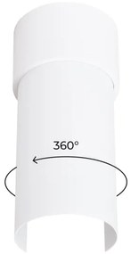 Sollux SL.1673 - Plafoniera FLASH 1xE27/15W/230V bianco