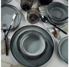 Set da tavola 24 pezzi blu/porcellana