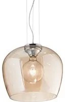 Sospensione Vintage-Dec Blossom Metallo Ambra 1 Luce E27