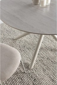 Tavolo da pranzo rotondo con piano in ceramica ø 119,5 cm Talia – Marckeric