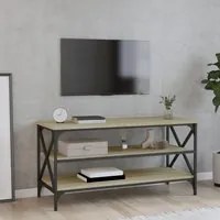 Mobile Porta TV Rovere Sonoma 100x40x50 cm in Legno Multistrato 825793