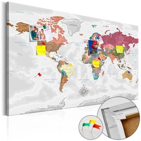 Quadri di sughero Travel Around the World [Cork Map]