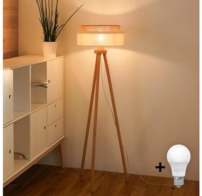 Brilagi - Lampada da terra LED BOHO STYLE 1xE27/15W/230V