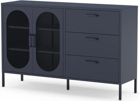 Cassettiera blu scuro 140x90 cm Diora - Marckeric