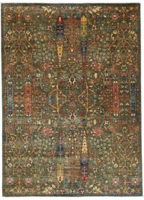 Samarkand Tappeto orientale 170x240 Verde (Pakistan) Annodato A Mano