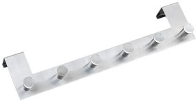 Appendino per porta con 6 ganci in argento Celano - Wenko