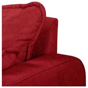 Divano angolare rosso (angolo sinistro) Beata - Ropez