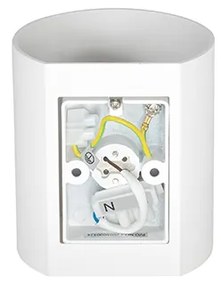 Applique da parete moderna bianca - Sabbio