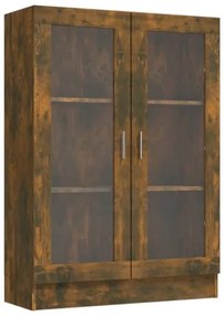 Mobile Vetrina Rovere Fumo 82,5x30,5x115cm in Legno Multistrato