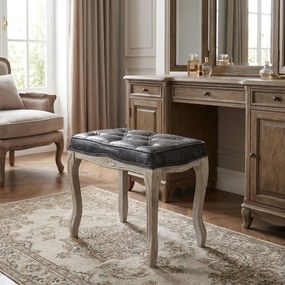 NAPO - sgabello vintage in ecopelle