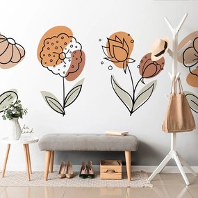 Carta da parati – Fiori minimalisti