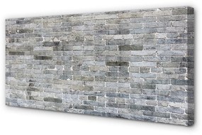Quadro su tela Vintage muro di mattoni 100x50 cm