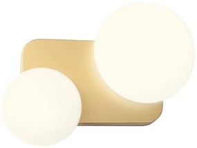 Redo 01-2471 - Applique da parete LUMIEN 2xG9/10W/230V dorato/bianco