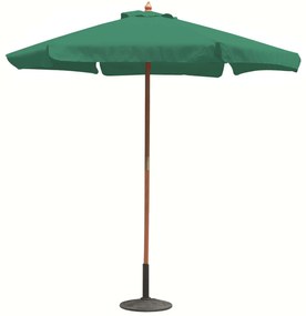 DOMINUS - ombrellone rotondo da giardino palo centrale in legno 2,5 m
