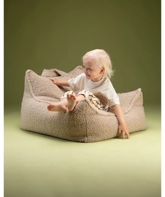 Pouf a sacco per bambini marrone chiaro con rivestimento in bouclé Chair – Wigiwama