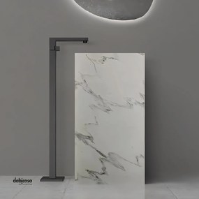 Lavabo Freestanding In ArtStone Finitura Bianco Venato