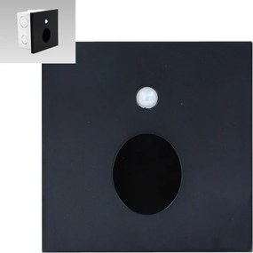 Emithor 70436 - Illuminazione LED scale con sensore OLIVE LED/1W/230V nero