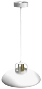 Lampadario su filo  FELIX 1xE27/60W/230V bianco