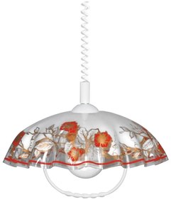 Prezent 74197 D02 - Lampadario a sospensione LYRA 1xE27/60W/230V