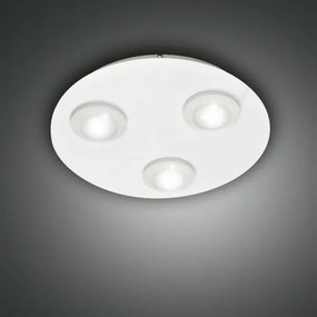 Fabas Luce -  Swan PL 3 S round  - Plafoniera a 3 luci