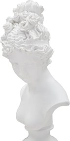 Scultura Statua Woman Con Piedistallo Cm 11X10,5X35,5