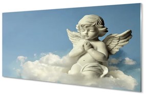 Quadro su vetro acrilico Angel Cloud Sky 100x50 cm