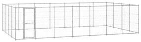 Gabbia Per Cani Da Esterno İn Acciaio Zincato 33,88m² /