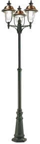 Lampione da giardino, Rustica H 244 cm, grigio, IP43 SOVIL