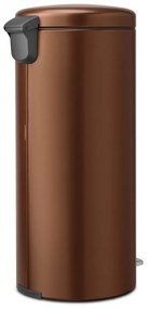 Cestino per la spazzatura color bronzo in acciaio con pedale 30 l NewIcon – Brabantia