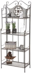 Scaffale Anika İn Ferro Rustico Chic / Bronze
