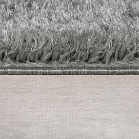 Tappeto grigio in fibra riciclata 80x150 cm Velvet - Flair Rugs