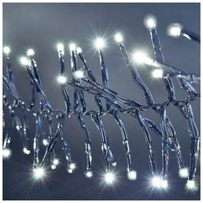 Solight 1V11-W - Catena natalizia LED 576xLED/8 funzioni 8m IP44 bianco freddo + TC
