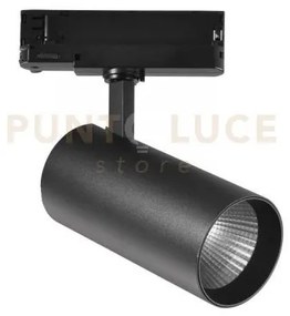 Faro binario plane nero led 40w 4850lm 3000k 8x15cm