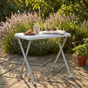 tavolino da campeggio pieghevole salvaspazio in pvc