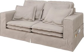 Divano marrone chiaro 196 cm Nora – Ropez