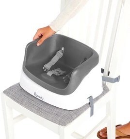 Ingenuity - Cuscino per sedia da pranzo 2in1 SMARTCLEAN TODDLER grigio