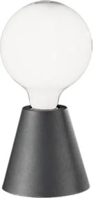 Lampada faretto da interno 12x12 cm FOG in alluminio verniciato Nero