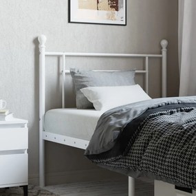 Testiera İn Metallo Bianco 100 Cm /