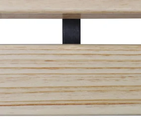 Panchina da giardino per bambini 84 cm in legno