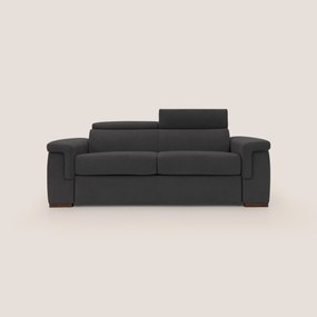 Giunone divano letto con materasso alto 18 cm e poggiatesta reclinabili in tessuto impermeabile T02
