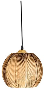 Lampadario color ambra con paralume in vetro ø 22 cm Adar – Bloomingville