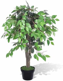 Albero Ficus Artificiale con Vaso 90 cm
