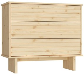 Cassettiera in legno di pino naturale Kommo - Karup Design