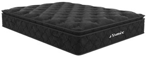 Set 160x200cm Rete contenitore Bianco + Materasso molle insac. topper integrato sp.28cm - BLACK DREAM di YSMÉE