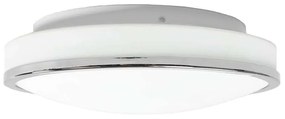 Lindby - Lyss Rotondo LED Plafoniera IP44 Ø28 Cromato Lindby