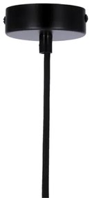 Lampadario a sospensione con filo YSTAD 1xE27/40W/230V nero